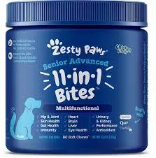 Zesty Paws Senior Advanced Multifunctional Supplement for Dogs