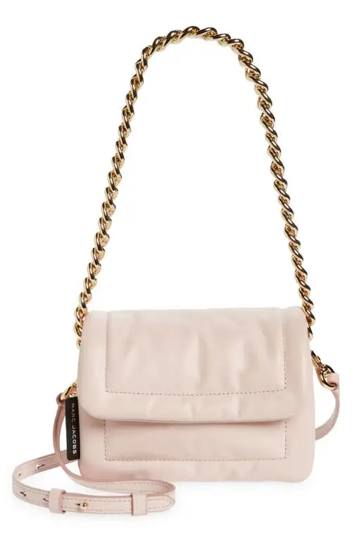 Marc Jacobs Small Pillow Leather Crossbody Bag in Peach Whip at Nordstrom
