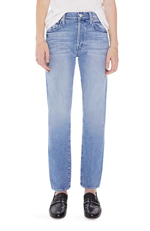 MOTHER Hiker Hover High Waist Slim Straight Leg Jeans in Herbal Remedy at Nordstrom, Size 24
