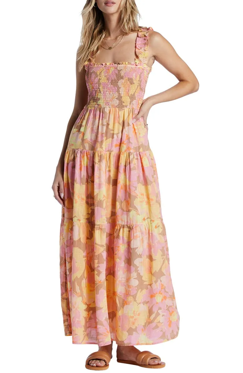 floral maxi dress
