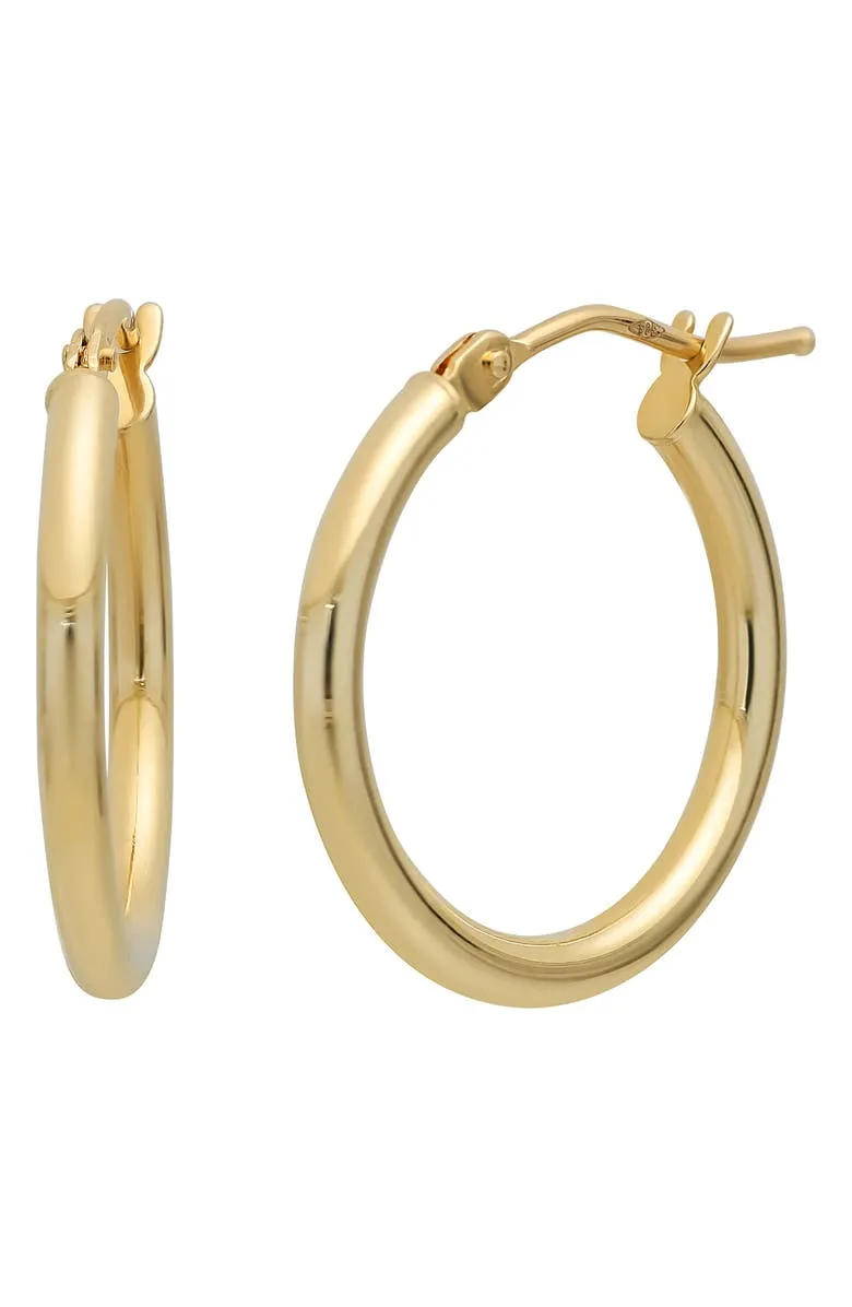 gold hoop earrings