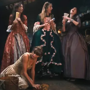 Haim Sisters Wear Replica Ballgowns of Taylor Swift’s ‘Bejeweled’ Video Dresses for ‘Eras Tour’ Duet