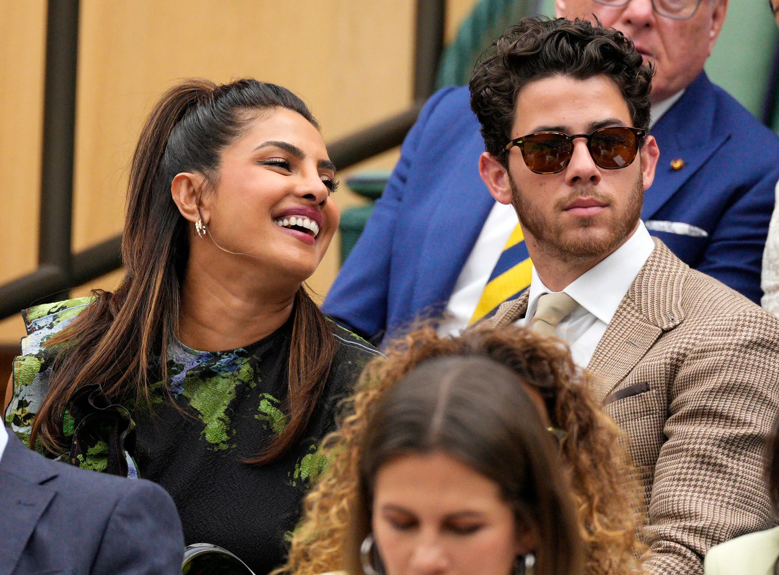 Nick Jonas Expertly Unties Wife Priyanka Chopra&rsquo;s 'Complicated' Ponytail After Wimbledon Date