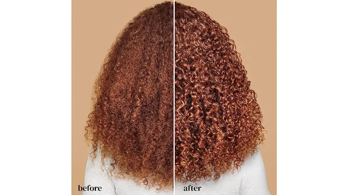 before and after hair gel