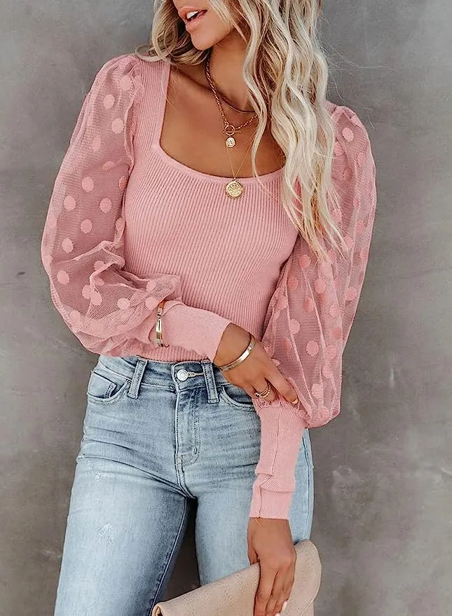 pink top