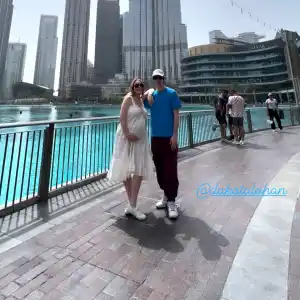 Pregnant Lindsay Lohan Cradles Baby Bump While Hanging With Brother Dakota