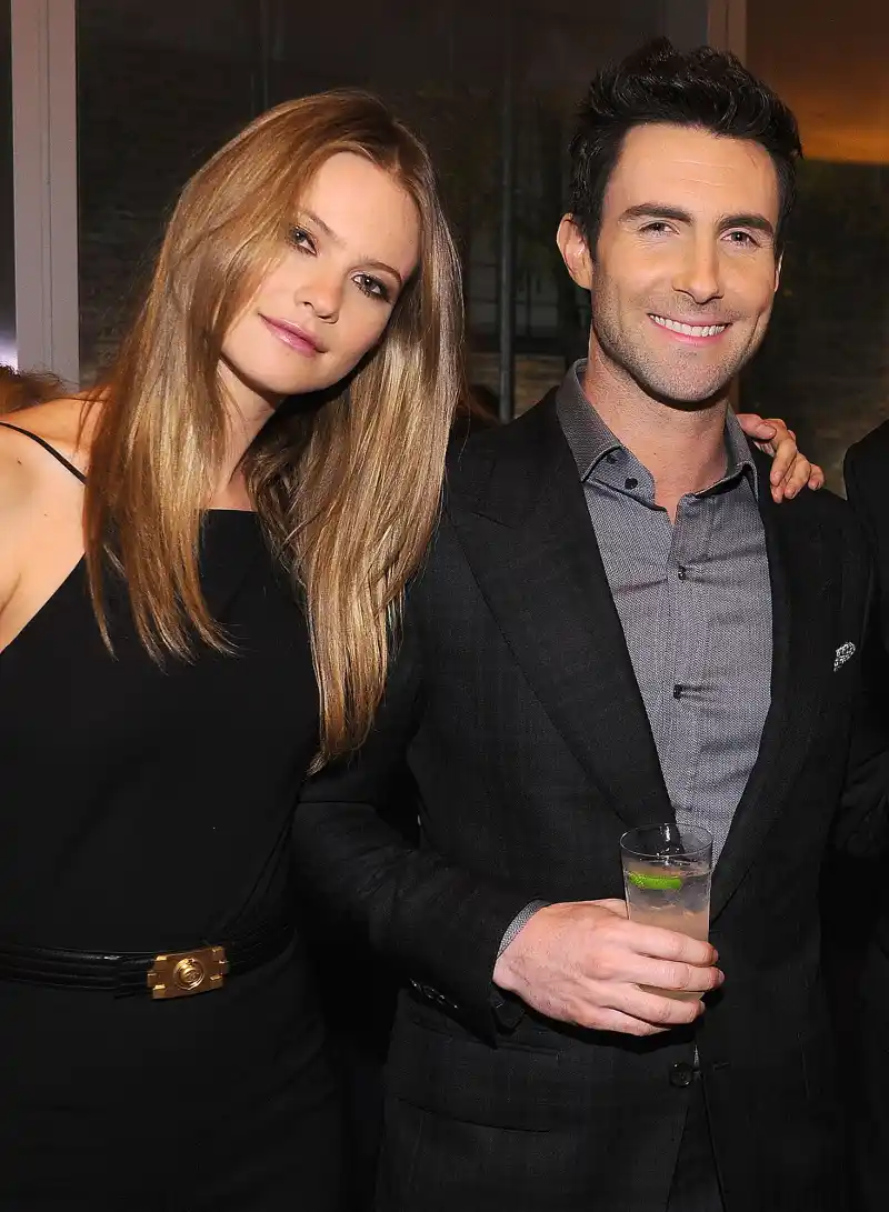 154742708 October 2012 Adam Levine and Behati Prinsloo Love Story Timeline GQ Gentlemen's Ball