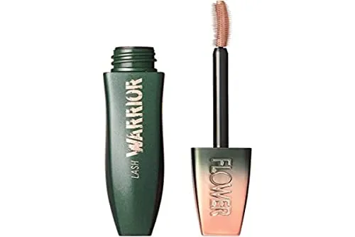 Flower Beauty Lash Warrior Mascara – Volumizing Lashes, Length & Definition, No Clumping (Fiercest Black)
