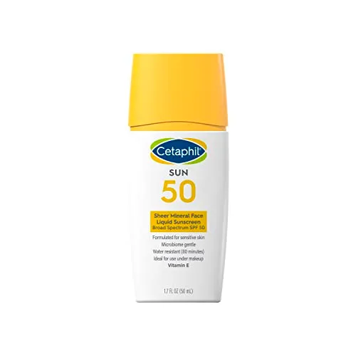 Cetaphil Sheer 100% Mineral Liquid Sunscreen for Face