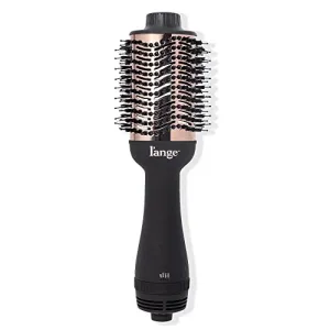 L’ANGE HAIR Le Volume 2-in-1 Titanium Brush Dryer Black | Hot Air Blow Dryer Brush in One with Oval Barrel | Hair Styler for Smooth, Frizz-Free Results for All Hair Types