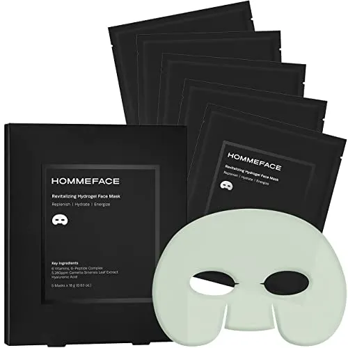HommeFace Revitalizing Hydrogel Facial Mask Set