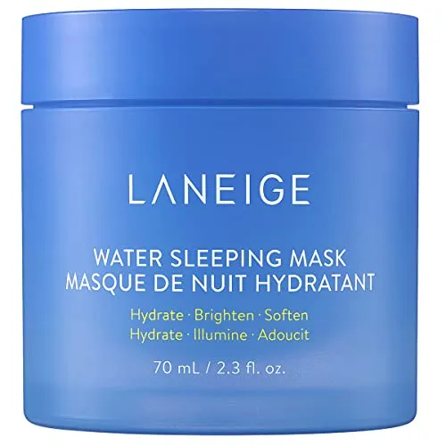 LANEIGE Water Sleeping Mask: Visibly Brighten, Boost Hydration, Squalane