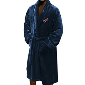Northwest NFL Houston Texans Unisex-Adult Silk Touch Bath Robe, Large/X-Large, Team Colors