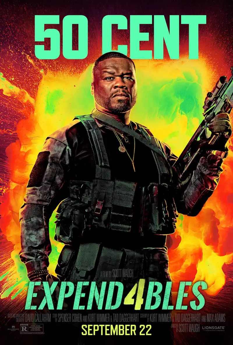 50 Cent Mocks His Own Movie Poster From 'Expendables 4': 'Did We Run Out of Money?'