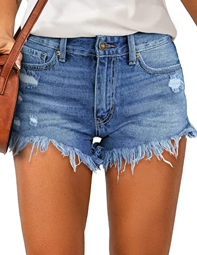 luvamia Jean Shorts
