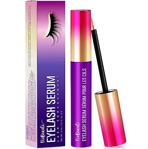 Premium Eyelash Serum by VieBeauti, Lash Boosting Serum for Longer, Fuller Thicker Looking Lashes (3ML), (Packaging May Vary)