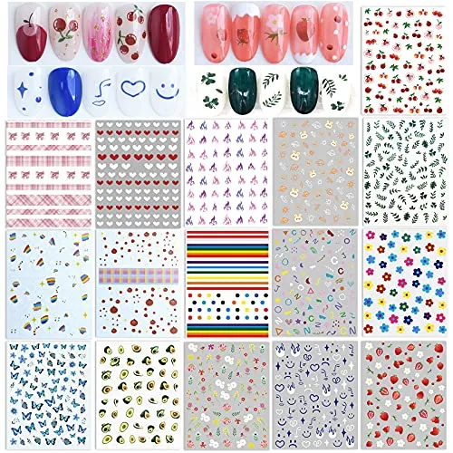 IHUKEIT Nail Stickers and Wraps