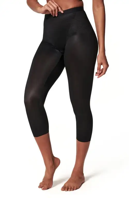SPANX&reg; Thinstincts&reg; 2.0 Capri Leggings in Very Black at Nordstrom, Size 2X