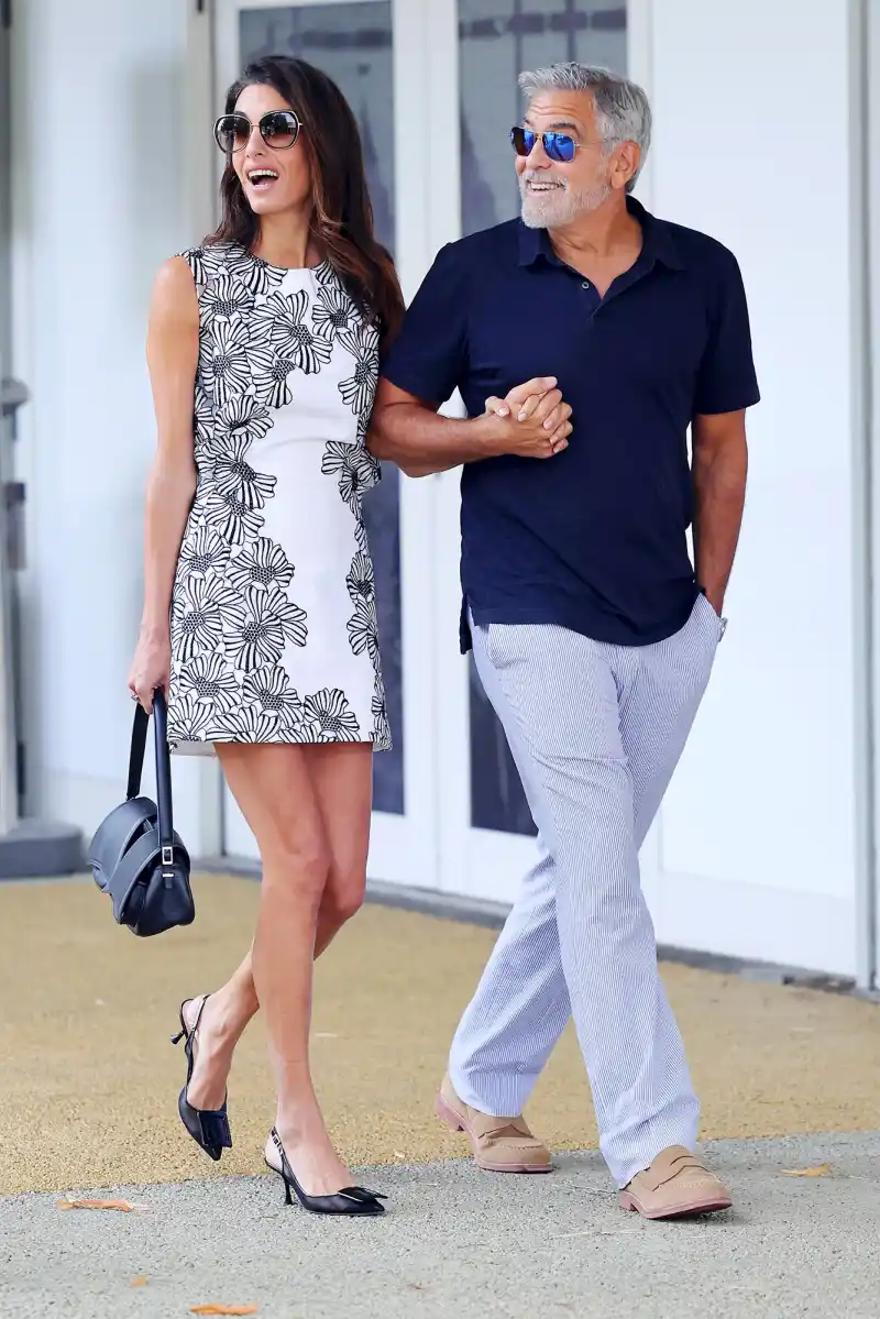 Amal Clooney and George Clooney Hot Pics