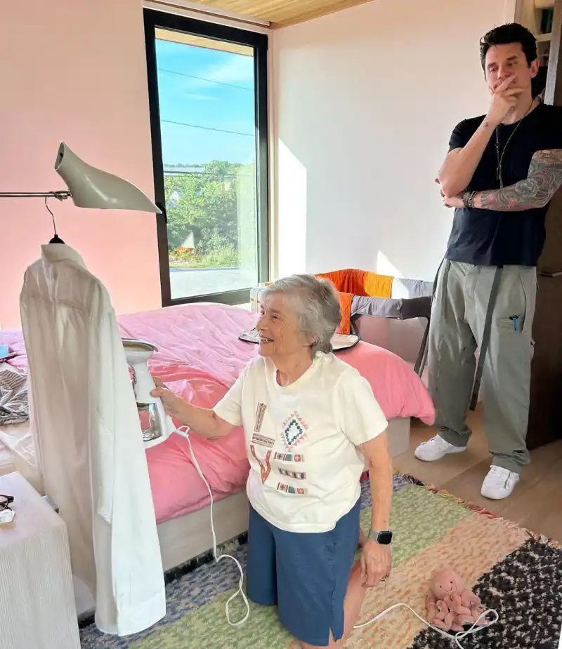 Andy Cohen's Mom Steams John Mayer's Shirt