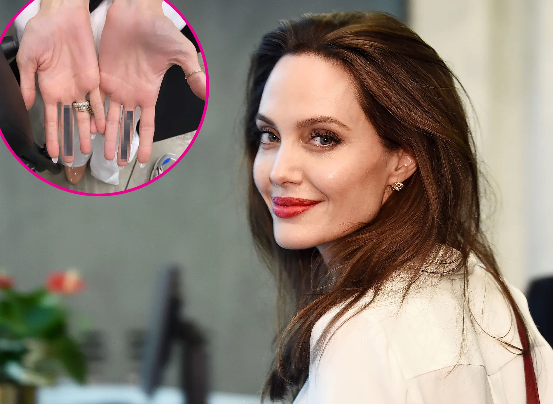 Angelina Jolie’s Tattoo Artist Confirms She’s Not Giving Brad Pitt the Finger With New Ink