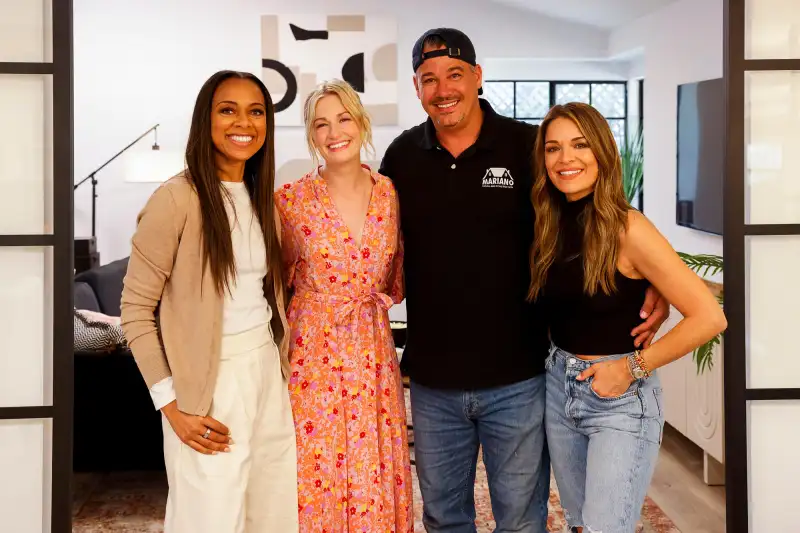 Beth Behrs Is Concerned for Secret Celebrity Renovation Crew as She Uses Nail Gun 1st Look 316