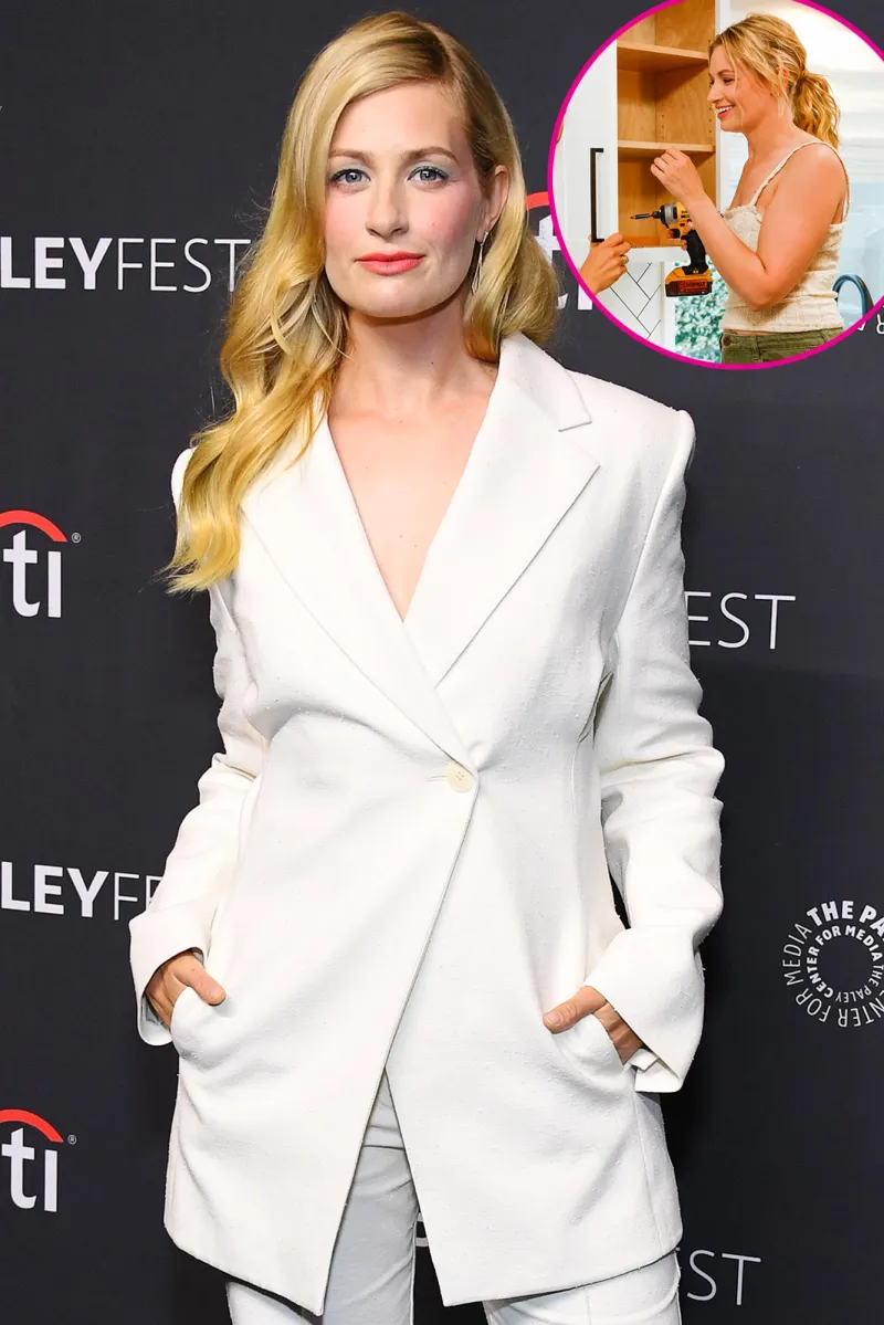 Beth Behrs Is Concerned for Secret Celebrity Renovation Crew as She Uses Nail Gun 1st Look 318