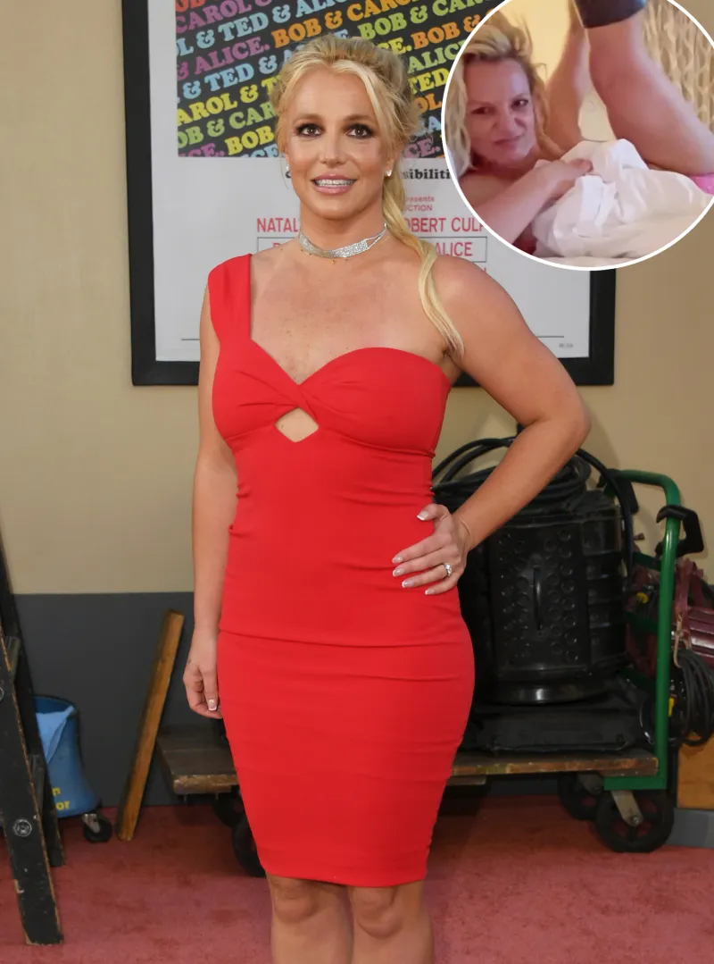 Britney Spears Poses Topless