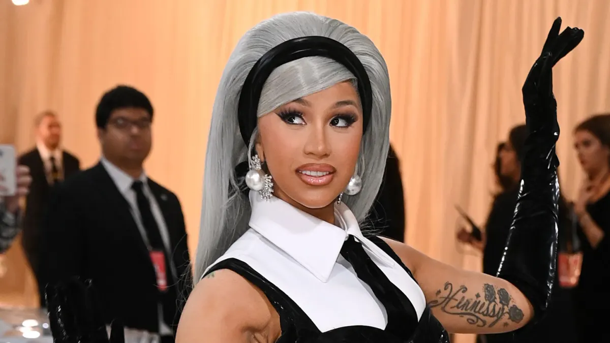 Cardi B Shows Off Real Hair