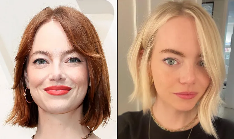 Celeb Hair Changes 2023 emma stone