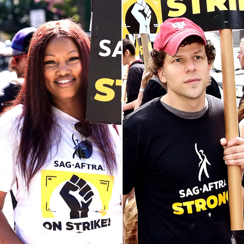 Garcelle Beauvais, Jesse Eisenberg and More Join SAG-AFTRA Picket Lines