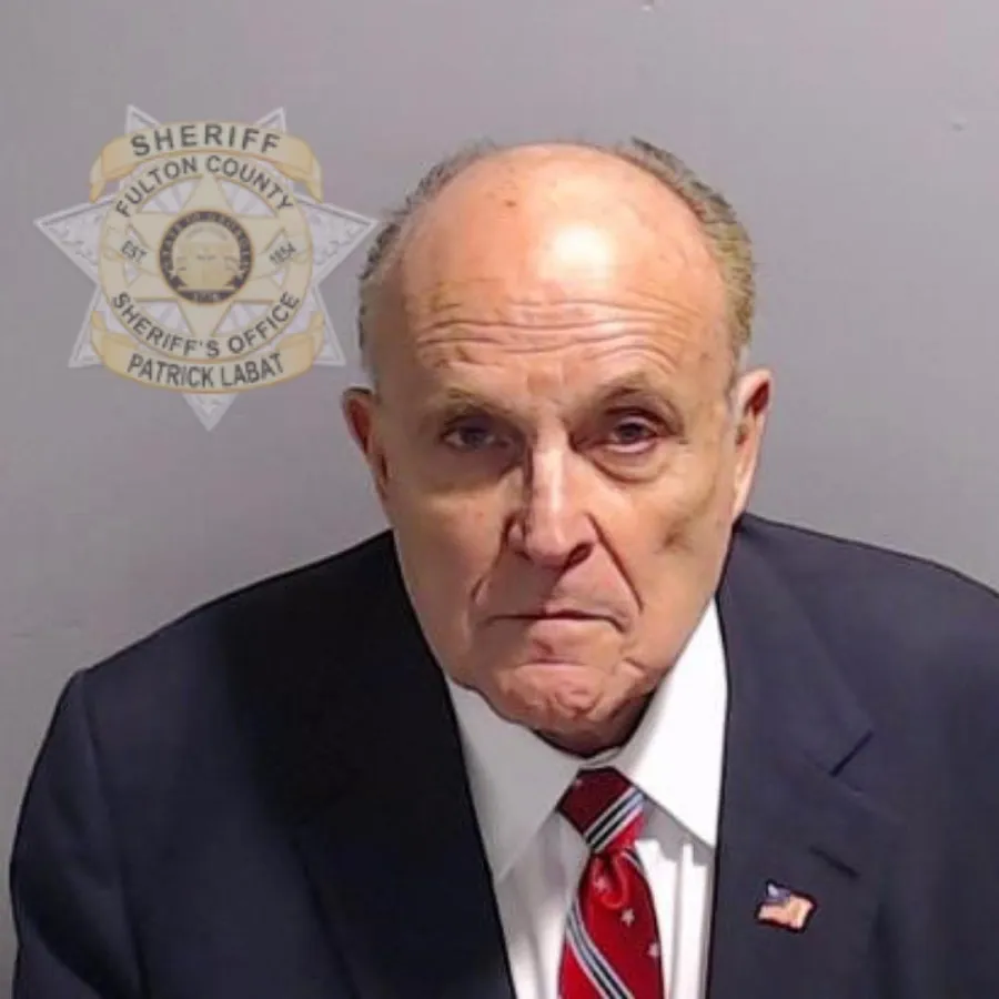 Celebrity Mugshots 318 Rudy Giuliani.