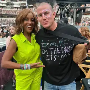 Gayle King and Channing Tatum at the Eras Tour