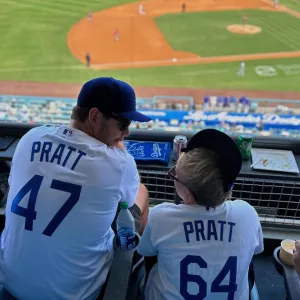 Chris Pratt And Son Dodgers Instagram 2