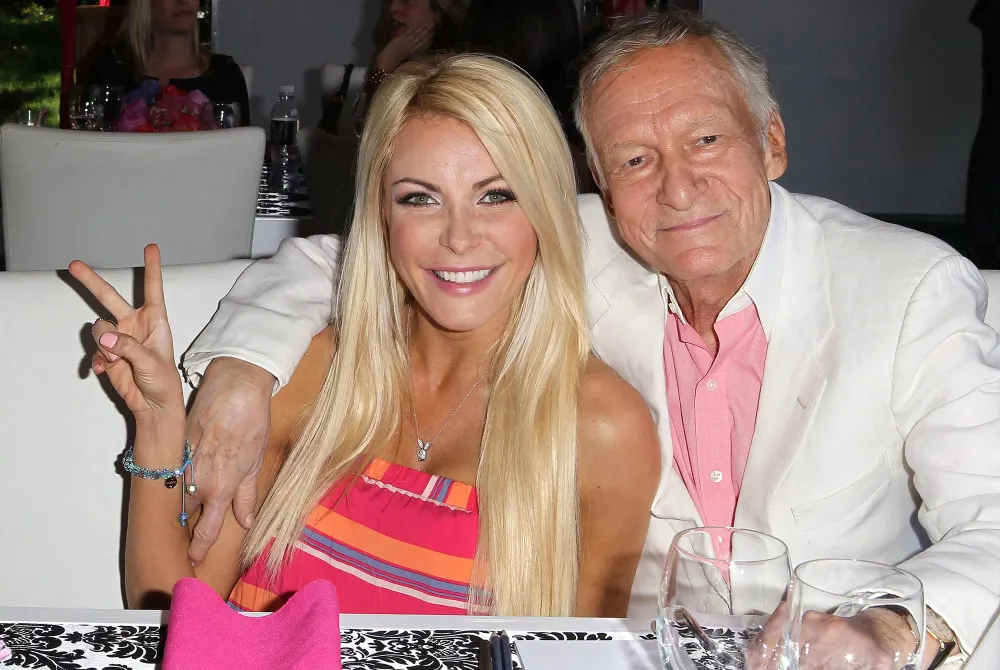 Crystal Hefner and Hugh Hefner
