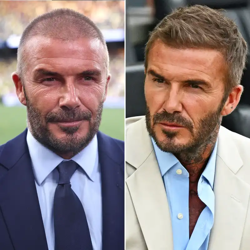 David Beckham Celeb Hair Changes 2023
