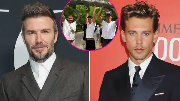 David Beckham and Austin Butler Team Up to Lift a Tree and Help Drivers in Canada Just Because 316