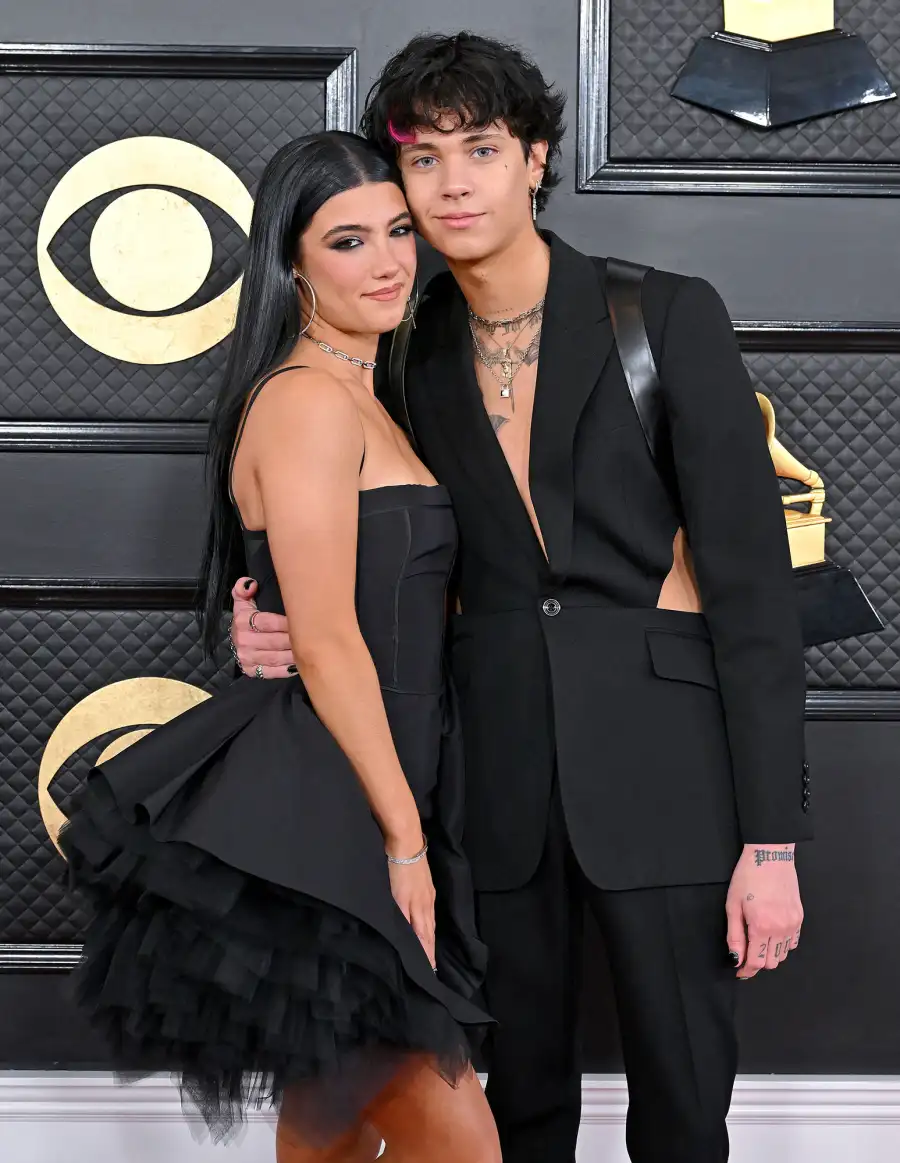 February 2023 1463458519 Landon Barker and Charli D'Amelio Relationship Timeline GRAMMY Awards