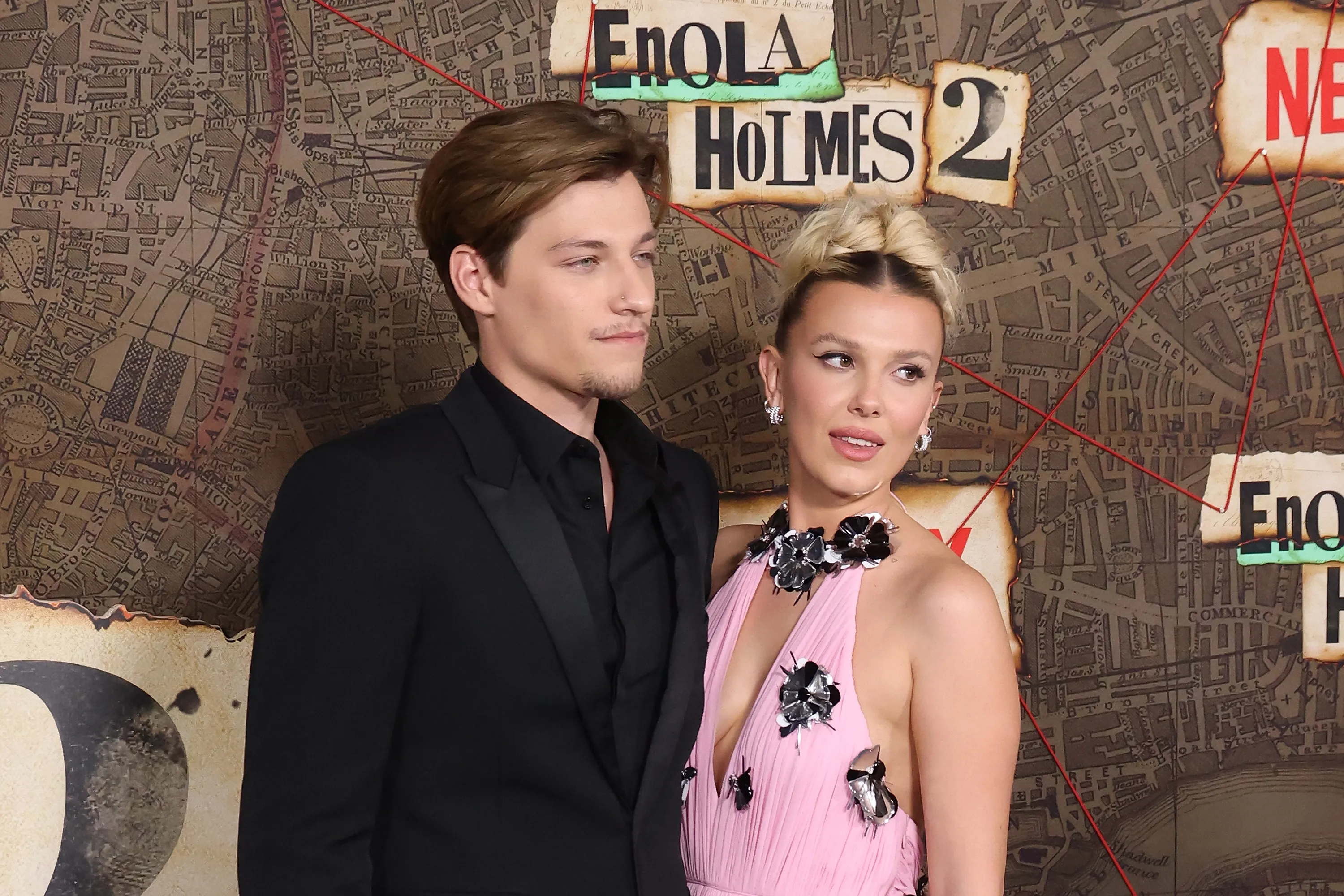 Netflix's "Enola Holmes 2" World Premiere, MIllie Bobby Brown and Jake Bongiovi