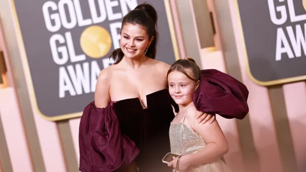 80th Annual Golden Globe Awards - Arrivals, Selena Gomez and Gracie Teefey