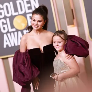 80th Annual Golden Globe Awards - Arrivals, Selena Gomez and Gracie Teefey