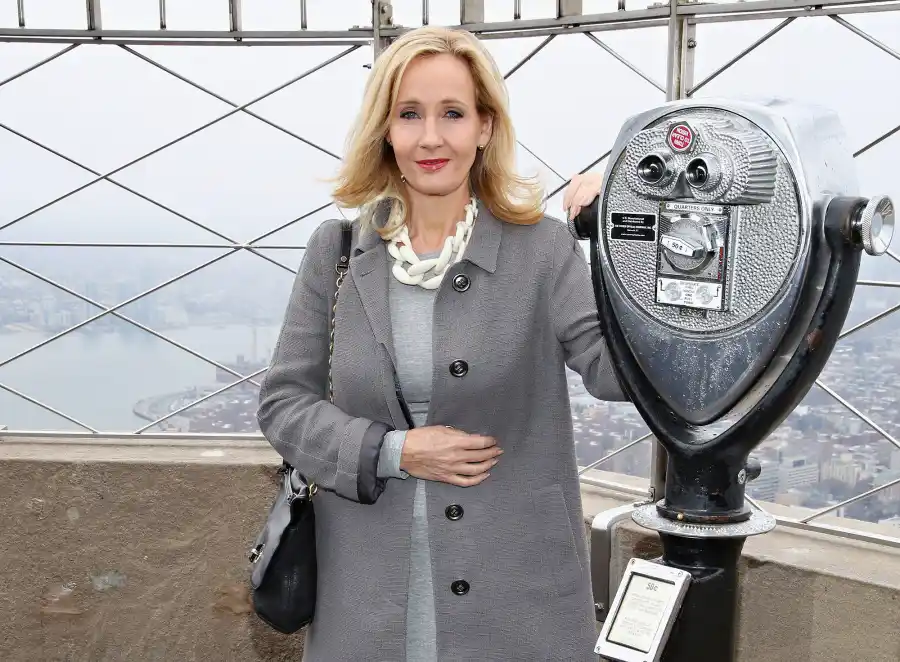 J.K. Rowling at Empire State Building in 2015