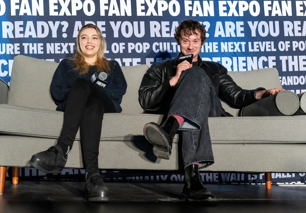 Grace Van Dien Praises No Forced Chemistry With Joseph Quinn Kyle Gallner