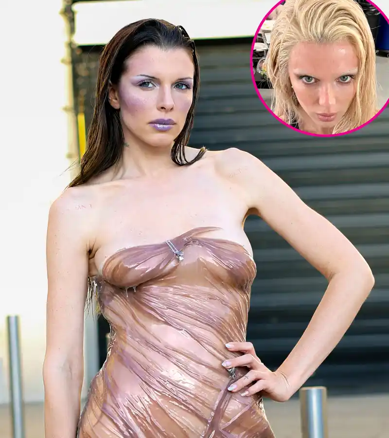 Julia Fox Hair Change