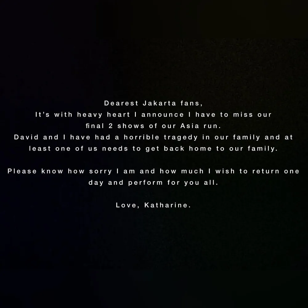 Katharine McPhee Ends International Tour Early Due to Horrible Tragedy in Her Family 3