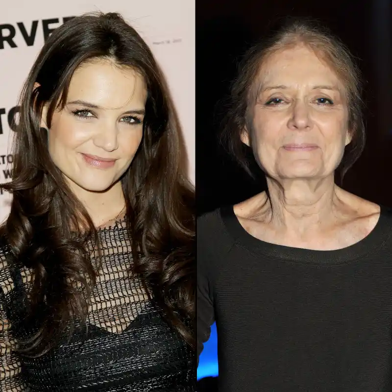 Katie Holmes, Gloria Steinem Have Dinner Together in NYC