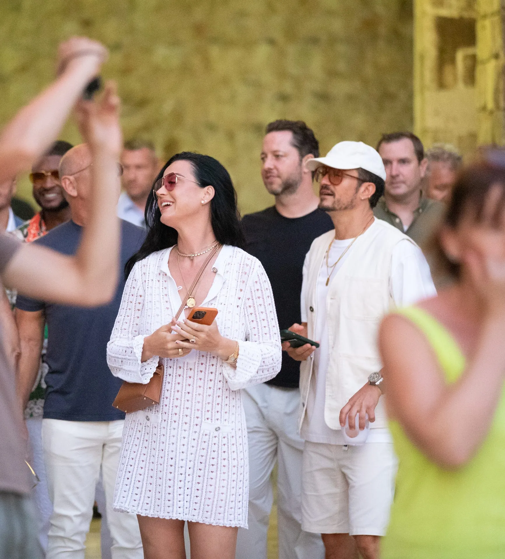 Katy Perry and Orlando Bloom Twin in White During Croatia Getaway Ahead of Real Estate Trial