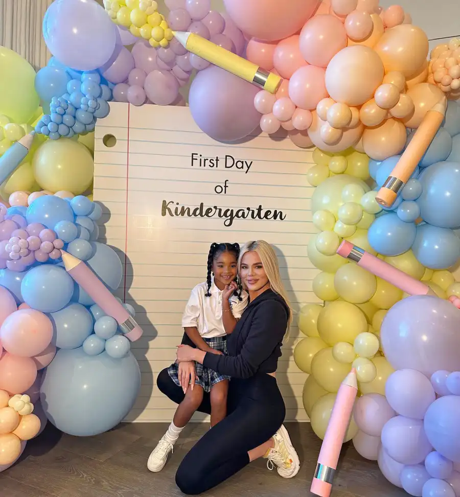 Khloe Kardashian Has Totally Extravagant Sendoff for True on 1st Day of School