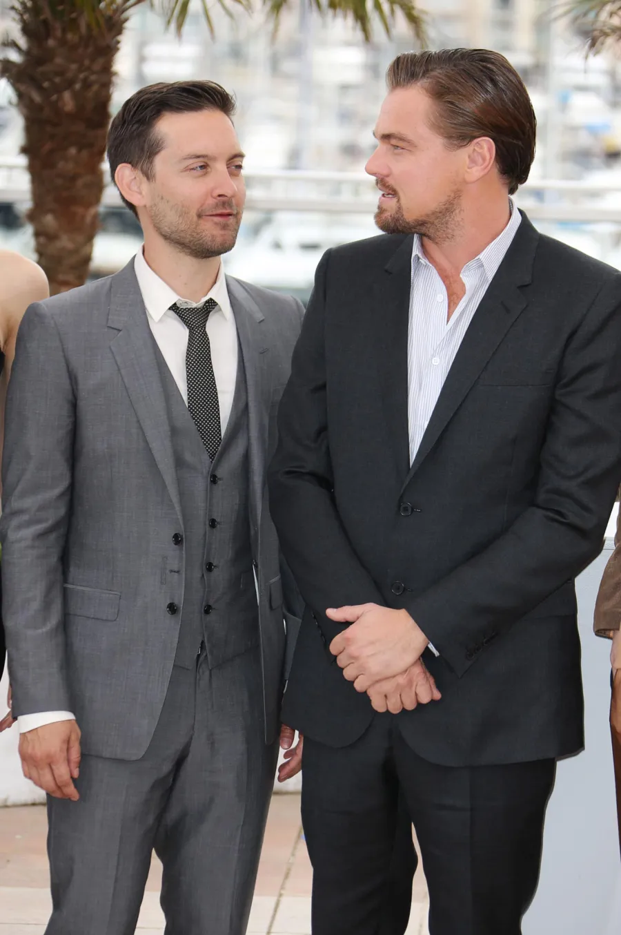 Leonardo DiCaprio and Tobey Maguire s Epic Bromance Over the Years Costars Yacht Buddies and More 331