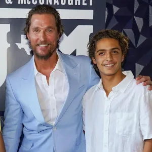 Matthew McConaughey Teams Up With Look-Alike Son Levi to Help Raise Money for Maui Wildfire Victims 257 260